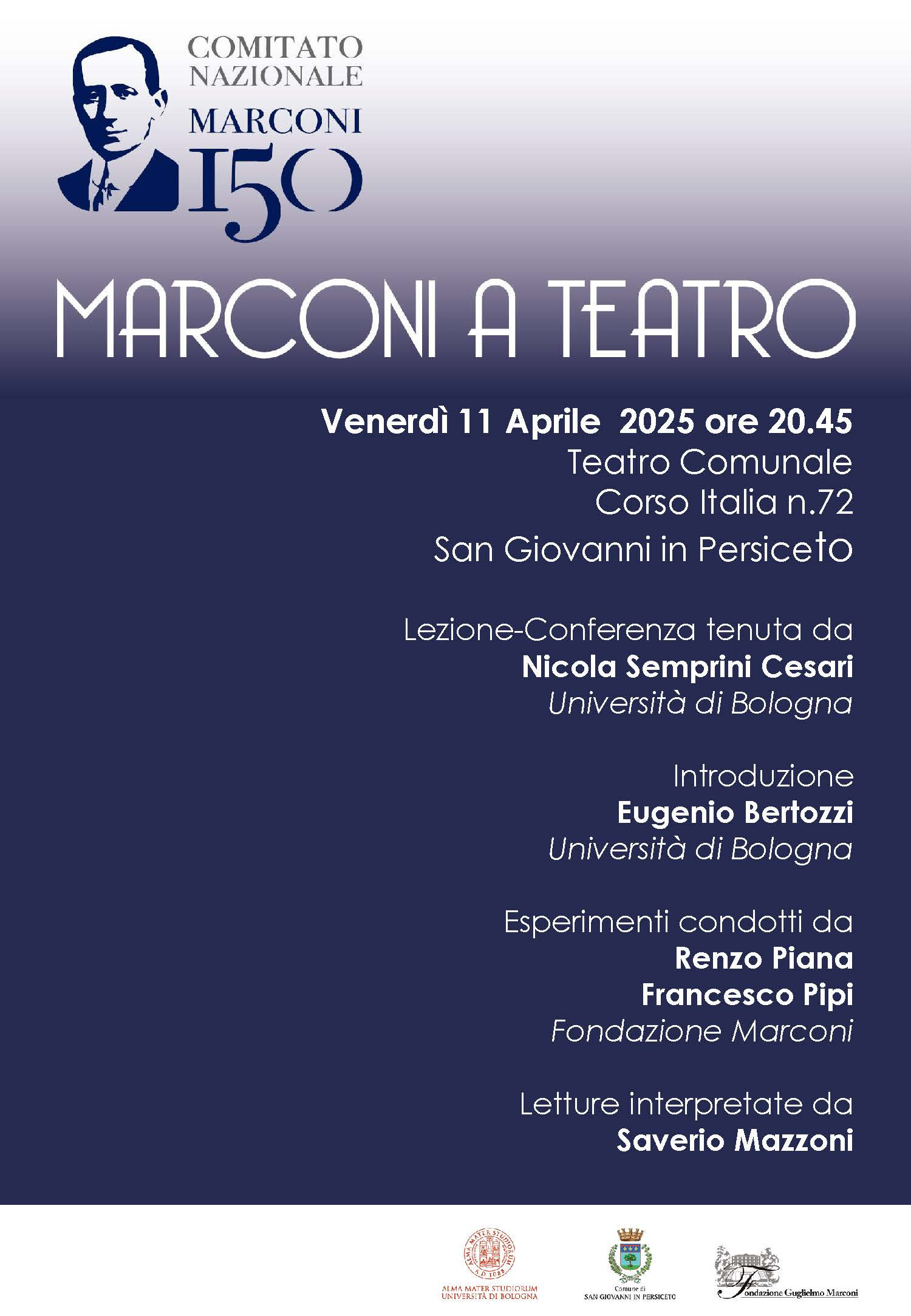 150° anniversario dalla nascita di Guglielmo Marconi